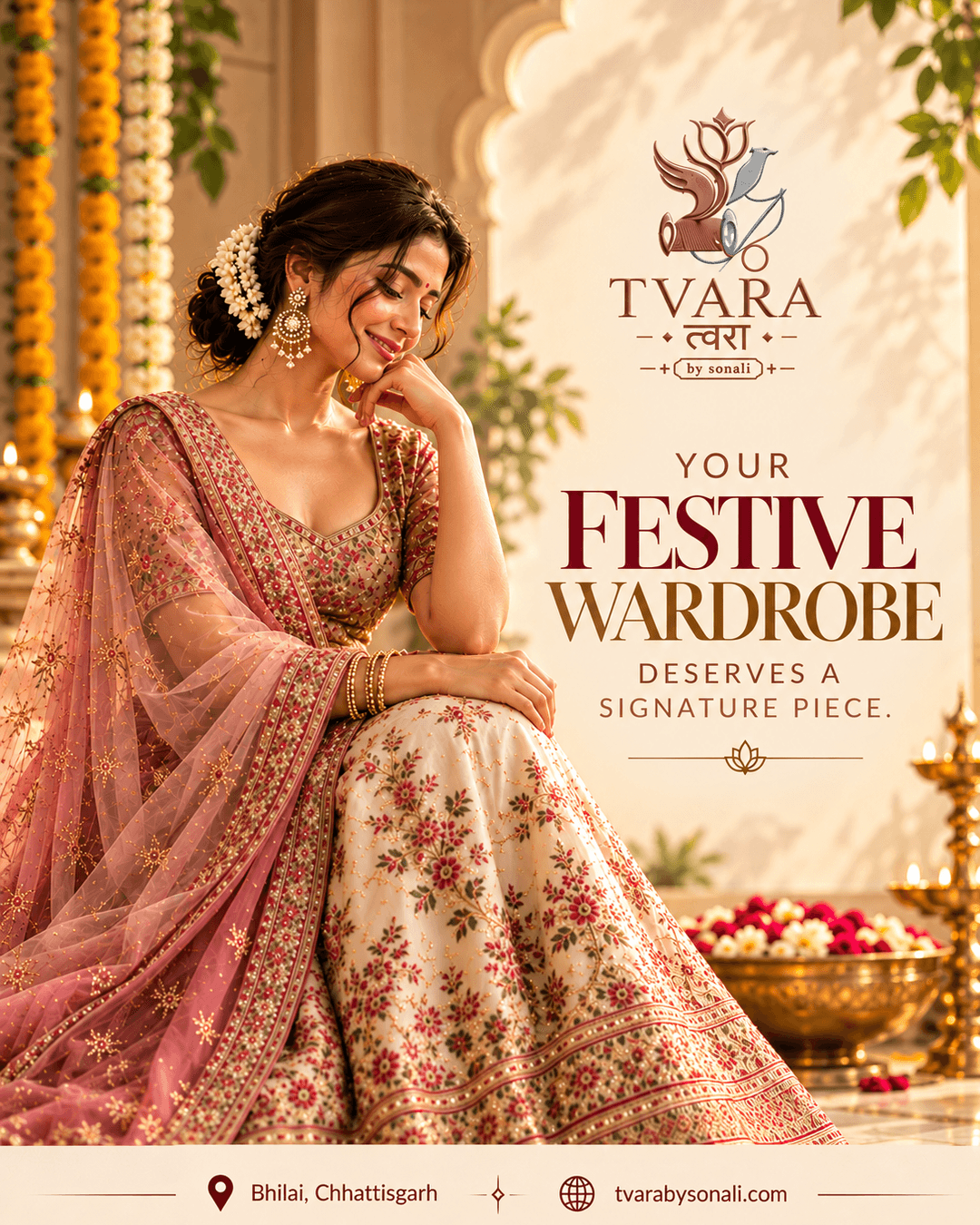 TVARA by Sonali — Festive '26 Signature Campaign